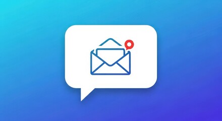 Email Icon Chat Bubble Notification