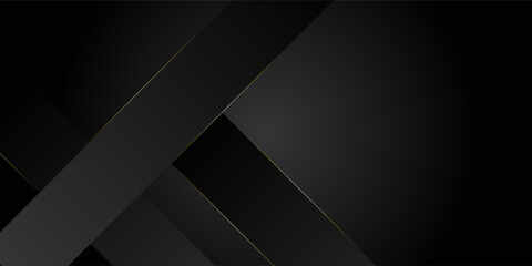 Abstract Luxury background. polygonal pattern. black and gold lines. Vector illustration.eps10