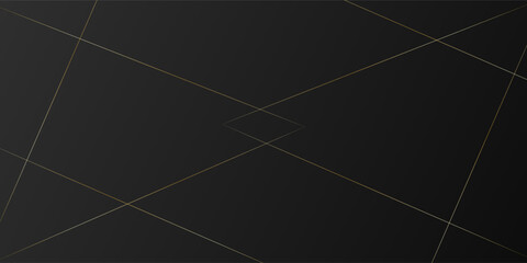 Abstract Luxury background. polygonal pattern. black and gold lines. Vector illustration.eps10