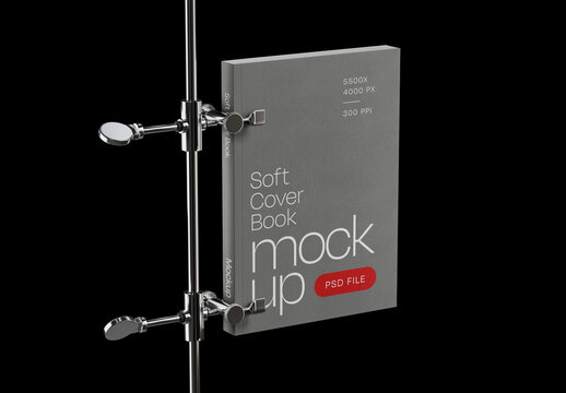 Softcover Book Mockup for Publishing and Editorial Design