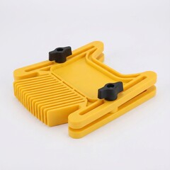 Yellow Plastic Featherboard for Woodworking Table Saw Safety Tool