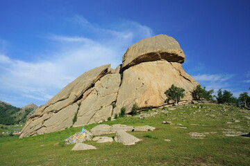 turtle rock in the mountains