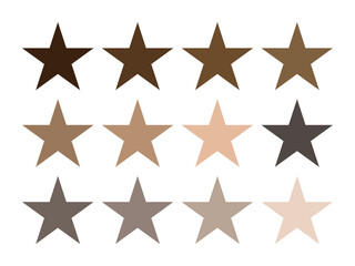 Obraz premium いろいろ星セット4