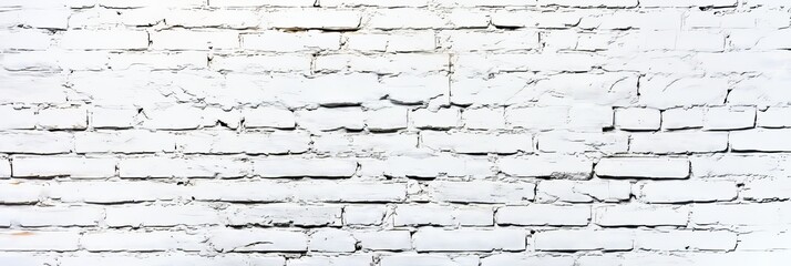 Obraz premium Off White Brick Wall Texture with Soft Lighting and Architectural Detailing for Background Use
