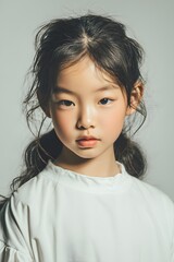 Portrait of a cute Asian girl
