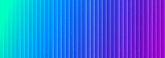 Ribbed glass colorful gradient abstract background. Refracted striped creative vector long backdrop for business presentations, web header design