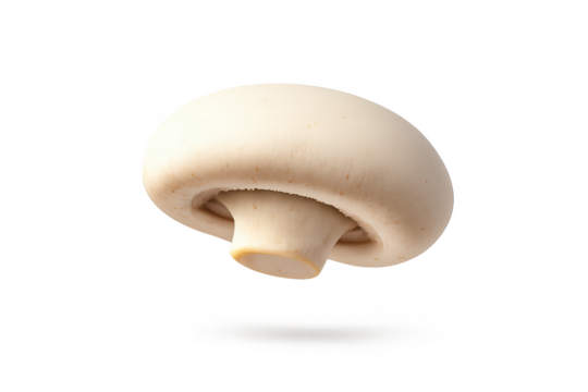 Mushroom on a transparent background with realistic studio lighting. - Powered by Adobe
