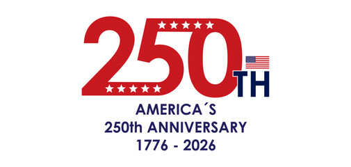250th anniversary USA Background Logo