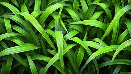 Lush Green Grass Blades Forming a Vibrant and Natural Texture, Ideal for Nature-Inspired Designs.