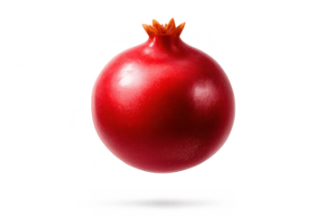 Isolated Pomegranate Fruit on a transparent background for design needs.