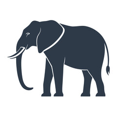 Obraz premium Bold Graphic Animal Silhouette Vector Illustration for Logo Design, Branding Identity, Print Media, Tattoo Art, Wall Decor and Merchandise Projects Unique Variation 33