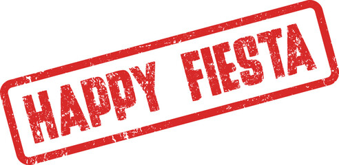 Lively red happy fiesta festive event message marking a joyful cultural celebration announcement