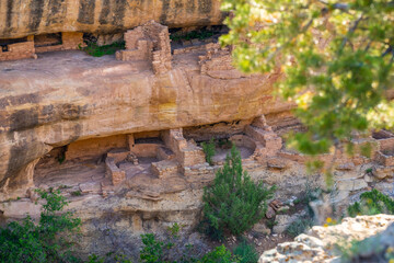 Cliff Dwelling Ruins in Mesa Verde NP, Colorado