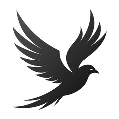 Obraz premium Sharp Winged Bird in Upward Motion