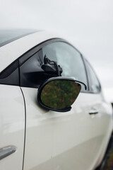 Damaged Car After Severe Traffic Accident