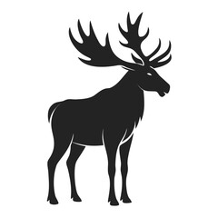 Obraz premium Minimal Bat Silhouette Icon Editable EPS Vector Illustration Set 73