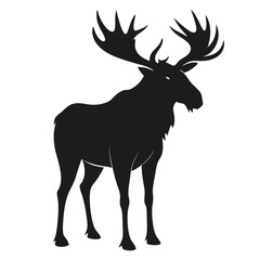 Obraz premium Forest Stag Emblem Design Editable EPS Vector Illustration Set 71