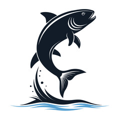 Fototapeta premium Modern Marine Fish Logo Design Editable EPS Vector Illustration Set 16