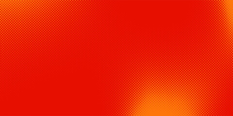 Dots halftone orange color pattern gradient texture with technology digital background. Dots pop art comics with summer background modern halftone