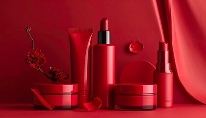 nail polish and lipstick