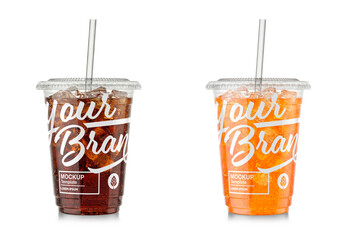 Iced Drink Cup Mockup