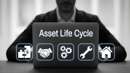 Asset Management and Lifecycle, illustrating a comprehensive strategy for business assets 