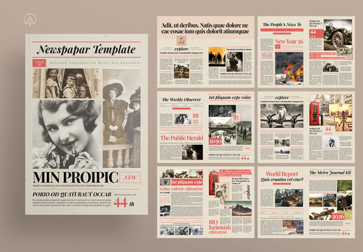 Creative Newspaper Template