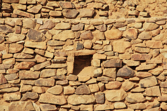 Vintage ruins of medieval old city Ouadane, Mauritania