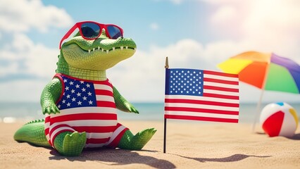 Celebrating national freedom day with patriotic fun in the sun