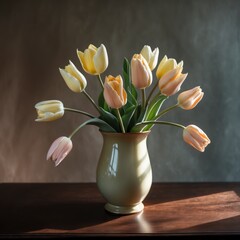 Tulips in vase