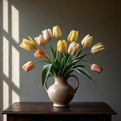 Tulips in vase