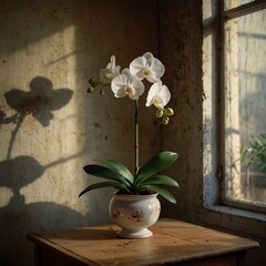 Orchid in vase