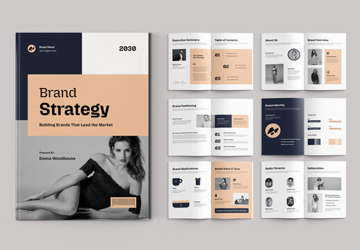 Brand Strategy Template Layout