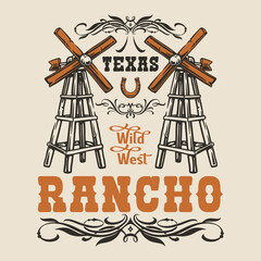 Wild west texas rancho design