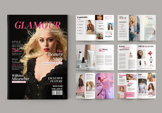Fashion Magazine Layout