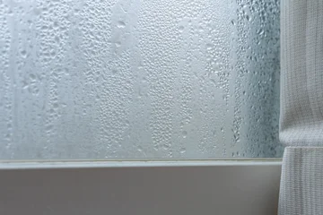 Fotobehang Natuur Park 窓　結露  © naka