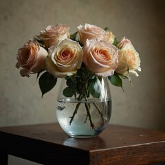 Roses in vase