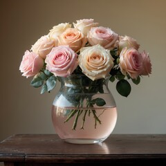 Roses in vase