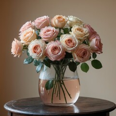Roses in vase