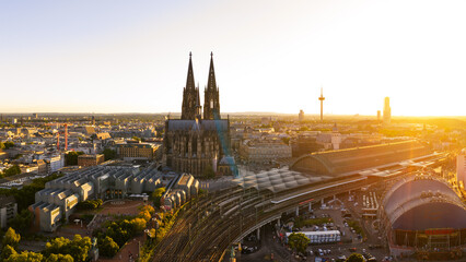 Cologne Cityscape during Summer