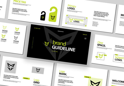 Modern And Clean Brand Guidelines Design Layout