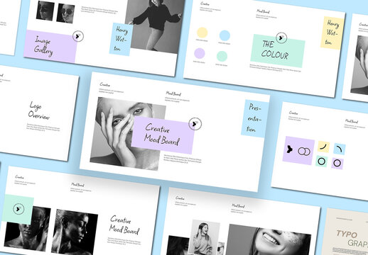 Modern Mood Board Presentation