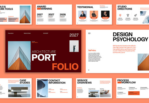 Modern Architecture Portfolio Presentation Template