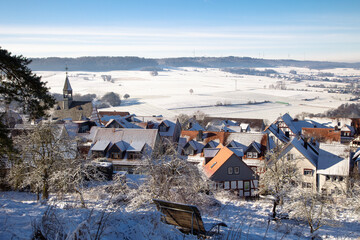 Homberg Ohm im Winter 