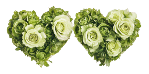 White roses heart-shaped bouquet, valentine's day decoration, romantic gift