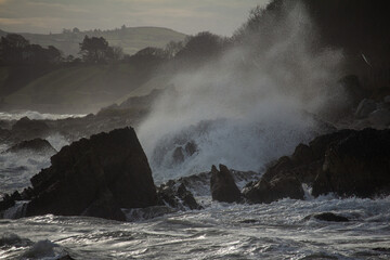 sunrise in the mountains in Northern Ireland
