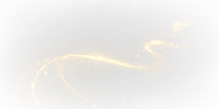 Png Golden Spark Dust PNG Overlay on transparent background