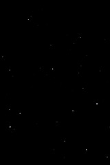 Clean winter snow overlay with scattered flakes and empty space.