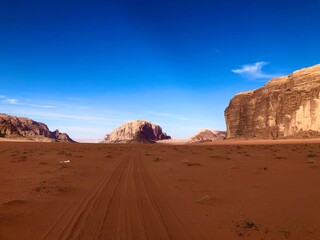 Naklejka premium Wadi Rum, Jordan