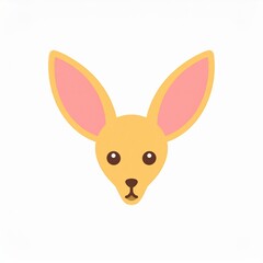 Obraz premium Cute Cartoon Deer Head Mascot Vector Illustration for Kids and Branding Designs